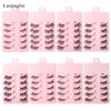 Half Eey Lashes 3/5 Pairs Faux Mink Lashes Reusable False Eyelashes Natural Fluffy Makeup Tools Extension Fake Lashes Maquiagem