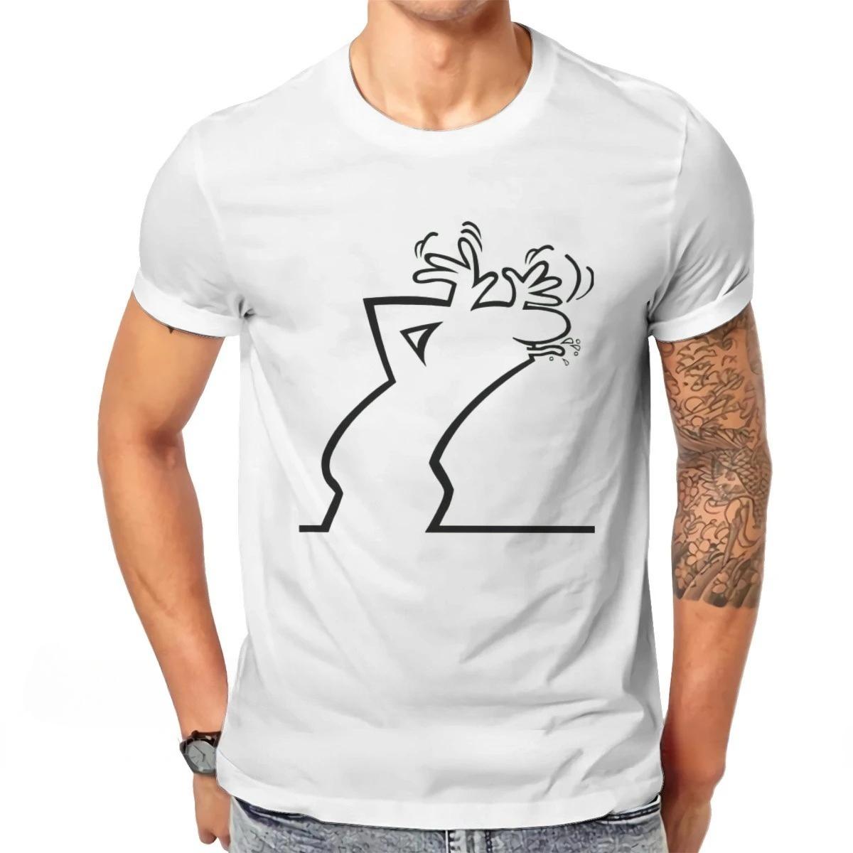 

La Linea Bilder Foto Upload TShirt Funny Creative Graphic Tshirts Men Summer S4XL Tops Casual Crewneck Shirts Ropa Hombre 4XL