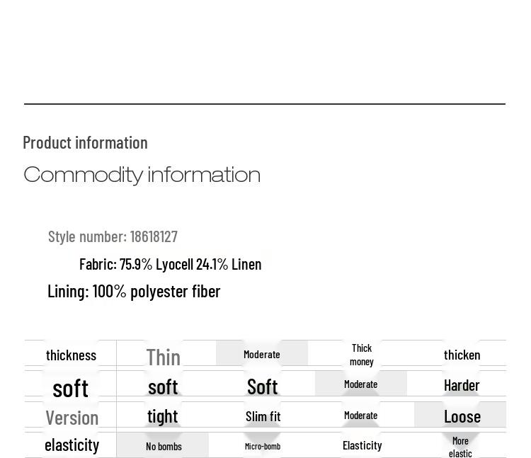 INMAN Women's White Linen Lyocell High-Waist Wide-Leg Pants