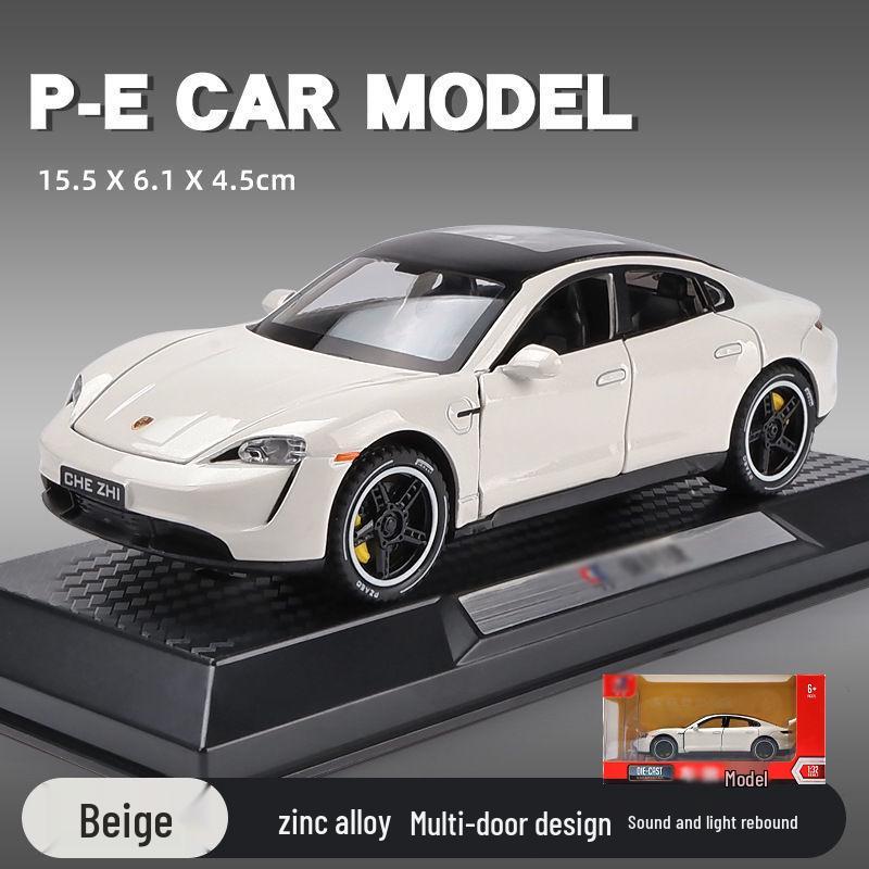 Baoshijie Taycan Alloy Children's Coupe Toy Car Model