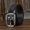 Washed Handmade Retro Old Trend American Belt Men'S Genuine Leather First Layer Cowhide Steel Buckle Jeans Belt