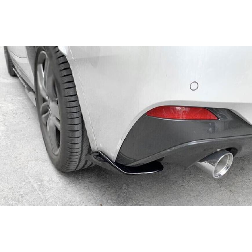 For BMW X2 F39 2018- Bright Black Rear Bumper Splitter Lip Protector 2PCS