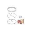 Triple Layered Bracelet Daily Light Luxury Minimalist Design Women Bracelet 35000837