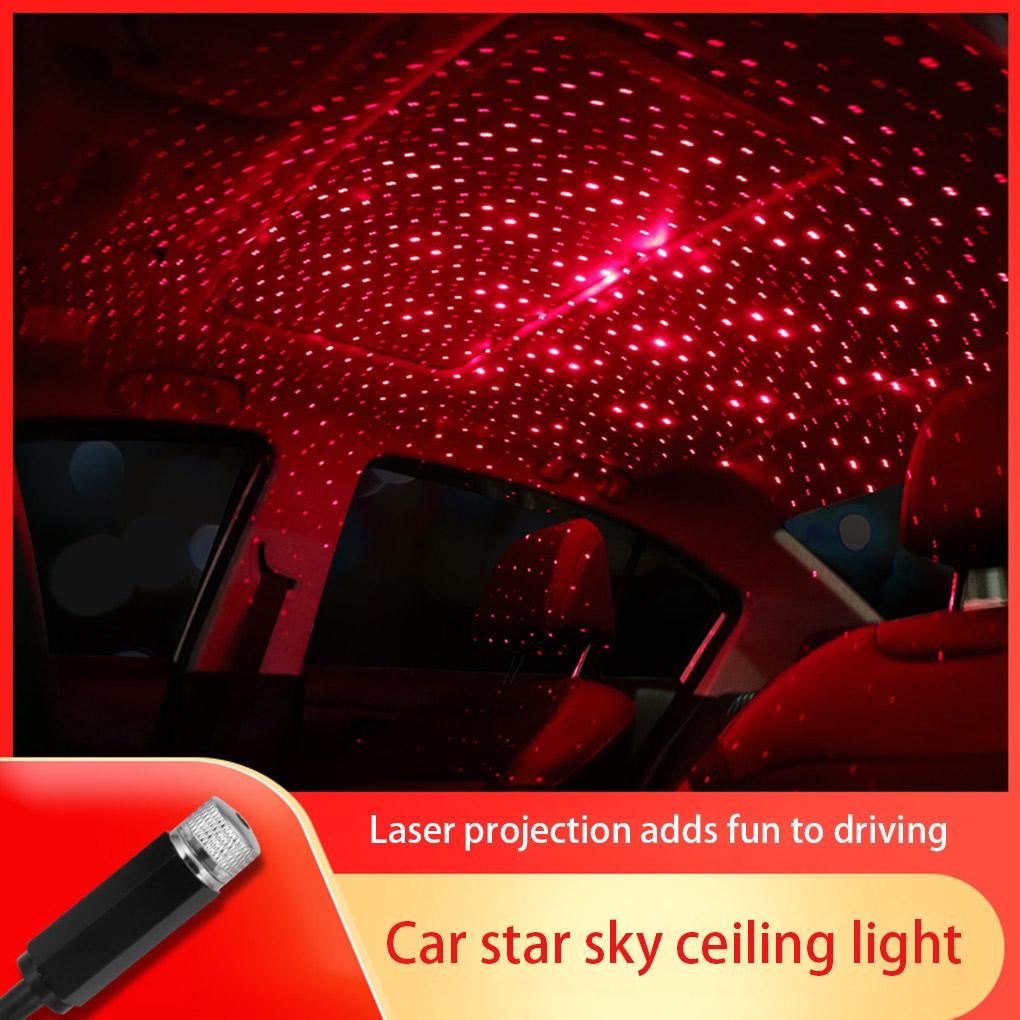 Car Roof Star Night Light 360 Degrees LED Display USB Powered Adjustable Bendable Night Projector Parties for Auto