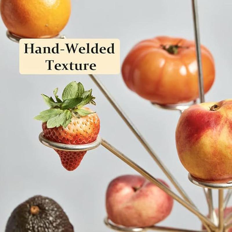 Exploding Fruit Bowl Simple Metal Round Fruit Bowl Dinner Table Fruit Bowl Stand Holiday And Festival Party Desk Ornaments Decor