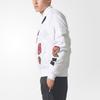 adidas Originals Trefoil Logo Padded Bomber Jacket Men Jackets White BR7149
