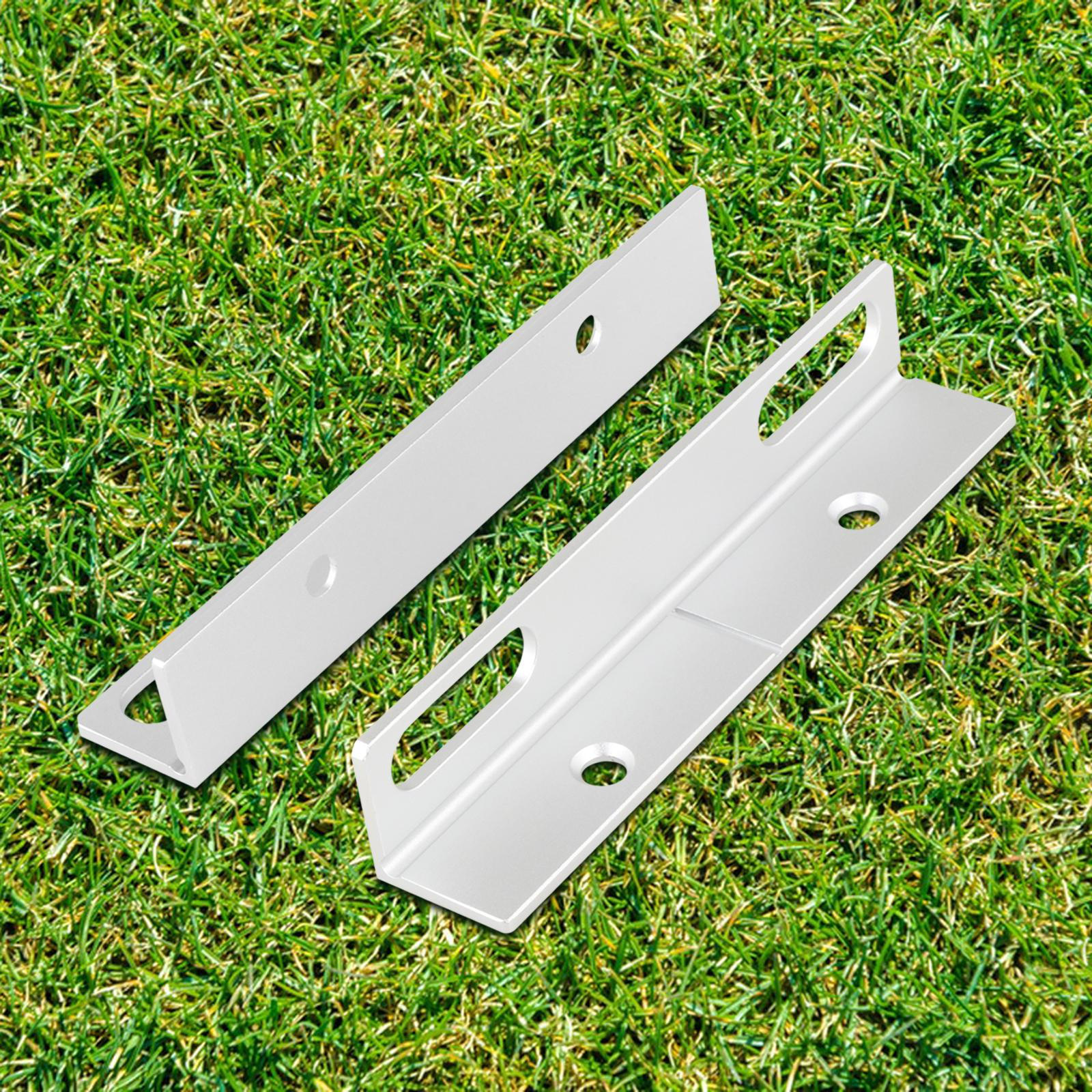 

2 шт., стабилизатор для ворот для гольфа, портативный подарочный аксессуар для игры на открытом воздухе серебряный