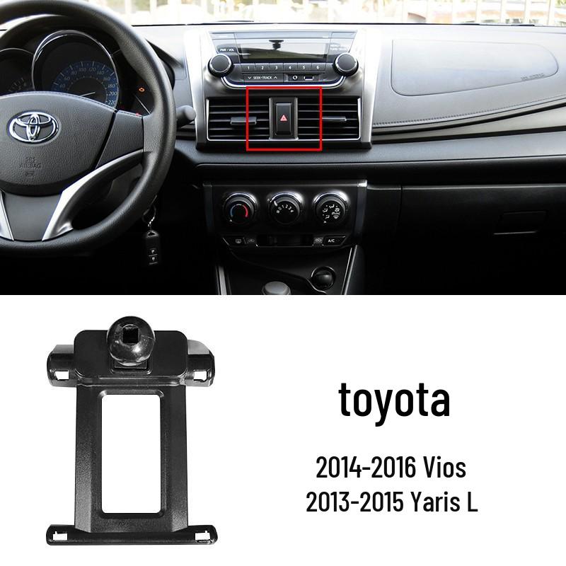 Car Phone Holder for Toyota 6th Gen Camry, Corolla, Highlander - Clip Base Accessory