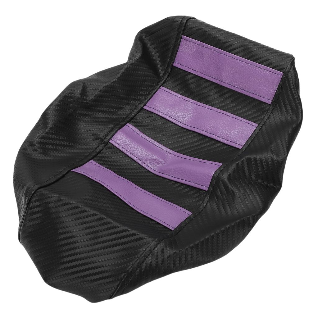 Motorcycle Seat Cover Ribbed Rubber Anti Slip Dirt Bike Seat Cover Replacement for Surron Sur Ron Light Bee X S Purple
