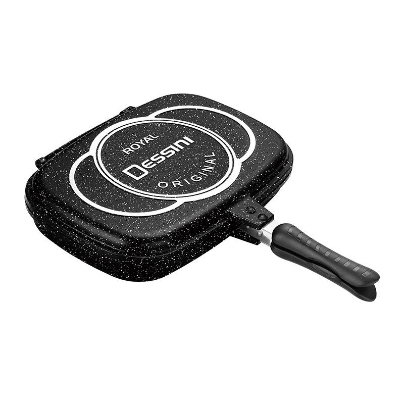 Household aluminum die-cast non-stick steak skillet skillet skillet baking pan 32cm