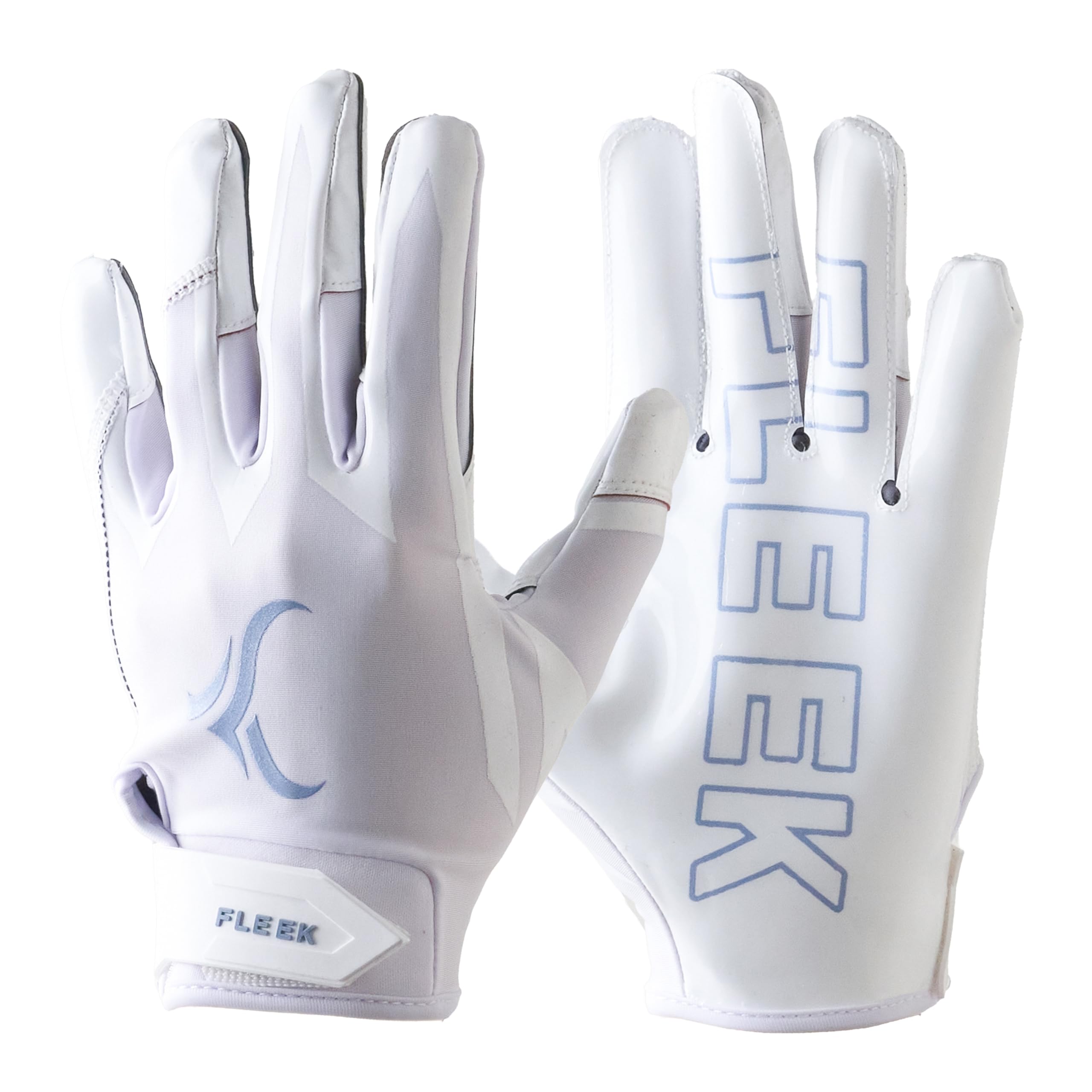 FLEEK GLOVES EXTRA-FIT 2.0 Белый Кристалл Американский Футбол Эволюция Сцепления XXL белый