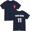 Maglietta da Calcio Tunisia Personalizzata Nome e Numero Personalizzati Top per Appassionati di Sport