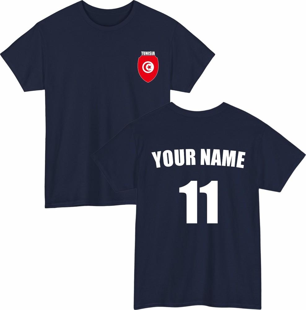Maglietta da Calcio Tunisia Personalizzata Nome e Numero Personalizzati Top per Appassionati di Sport