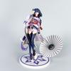 22 CM Genshin Impact Raiden Shogun Beelzebul Urocza Figurka Statua Ozdoba na Biurko Dekoracja Kolekcjonerski Model Zabawki Prezent dla Fanów Gry