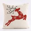 Watercolor Pattern Of A Moose Throw Pillow Cover With Short Plush Print Living Room Sofa Decoration Cushion Cover Pillow Covers