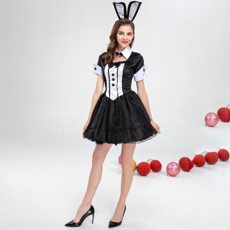 And Fun Flirty Bunny Costume For Celebrating Halloween And Easter Made Of Soft Polyester Comfort For