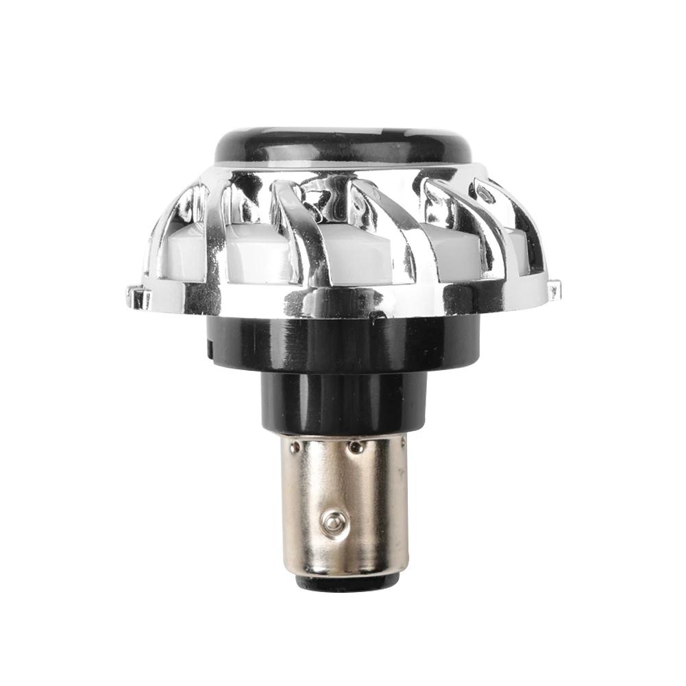 Motorcycle LED Strobe Flash Light 12V Universal Light LED Motorbike Brake Rear Lamp Taillight Two Ring Colorful Decorative Lamps