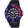 STANDARD Quartz Watch MRW-230H-1E2V Men's Black & Pepsi Bezel