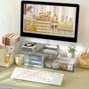 1pc Acrylic Keyboard Stand - Desktop Lifter for Keyboard and Mini PC Durable Space-Saving for Modern Workspaces Keyboard Tray