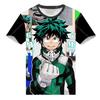 My Hero Academia Estate Ragazzi Ragazze Abbigliamento a Maniche Corte per Maglietta Carina Moda Casual Abbigliamento Genitore Figlio Maglietta a Maniche Corte