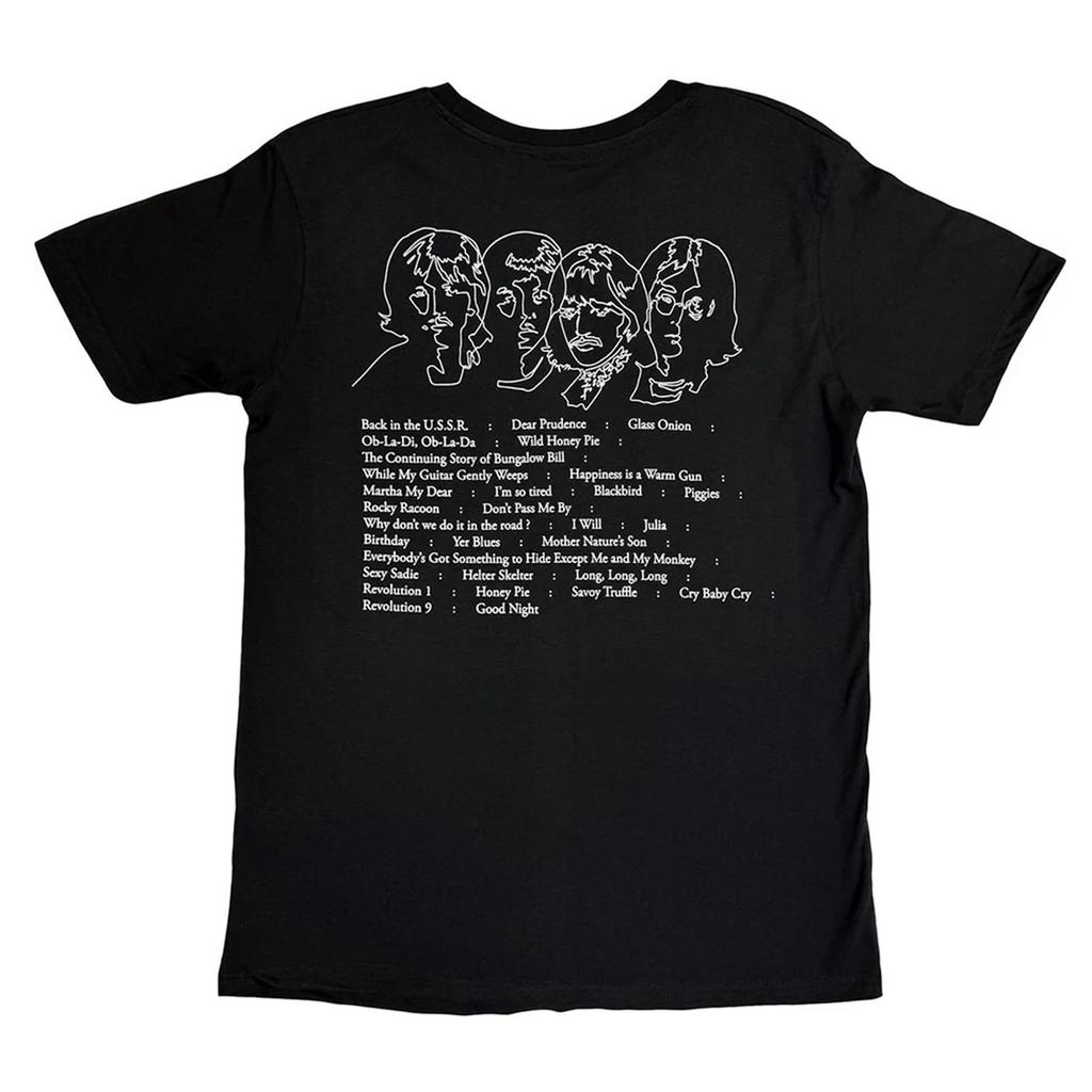 The Beatles Unisex Adult On Apple Back Print T-Shirt