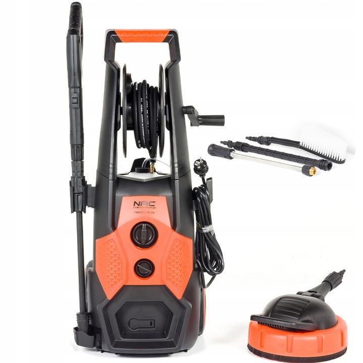 Pressure Washer Nac Induction Motor 2500W 195 Bar Rotary Brush 6-in-1