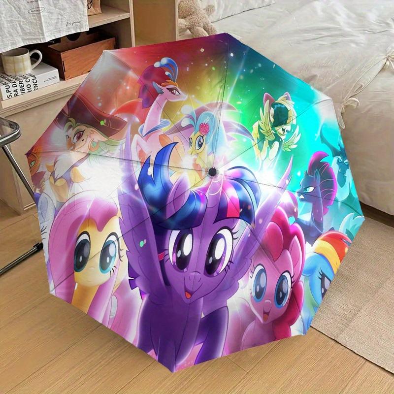 1pc My Little Pony Themed High-quality Umbrella,Automatic Opening and Closing Umbrella,Multi-functional Umbrella G0811358