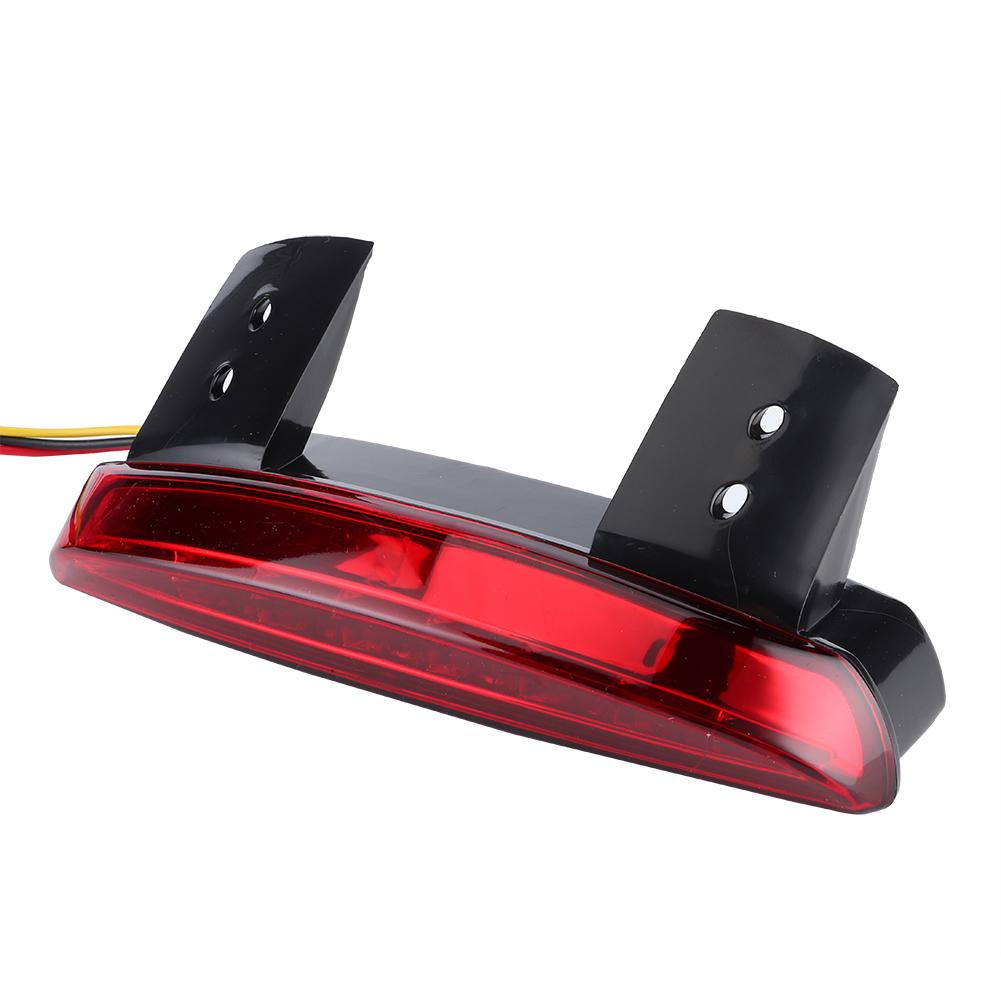Motorcycle Tail Light Fender Edge Brake LED Lamp Fit for Touring XL 883 1200
