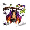 Waterproof Holiday Decorations Halloween Window Stickers, Cartoon Ghost Black Cat Pumpkin Static Glass Decorative Film for Parties Decals Shop