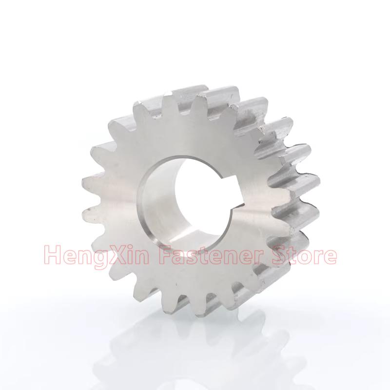 1pcs 304 Stainless Steel 2.5/3 Mod 12/14/15/16/17/18/20 Teeth Spur Gear 12T-20T 2.5/3 Module Cylindrical Gear Bore 12-30mm