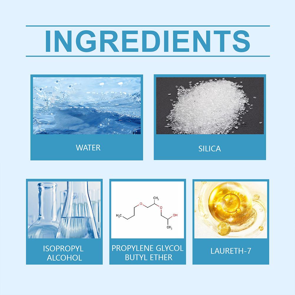 120ml Car Nano Ceramic Coating Agent Spray Car Coating Hydrophobic Protection Spray Auto Polishing Maintenance Spray Accessories