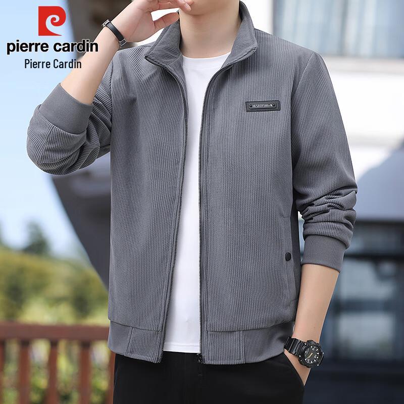 

Pierre Cardin Men s Corduroy Stand-up Collar Jacket 3XL