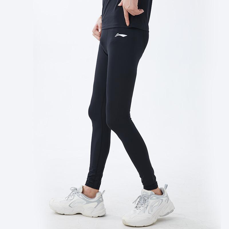 Li Ning Sports Pants Men's Black Fleece Lined Moderate LNXY027-1