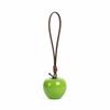 Red Fruit Bag Charm Resin Craft Pearl Key Ring Heart Pendant Fruit Key Chain  Holiday Party