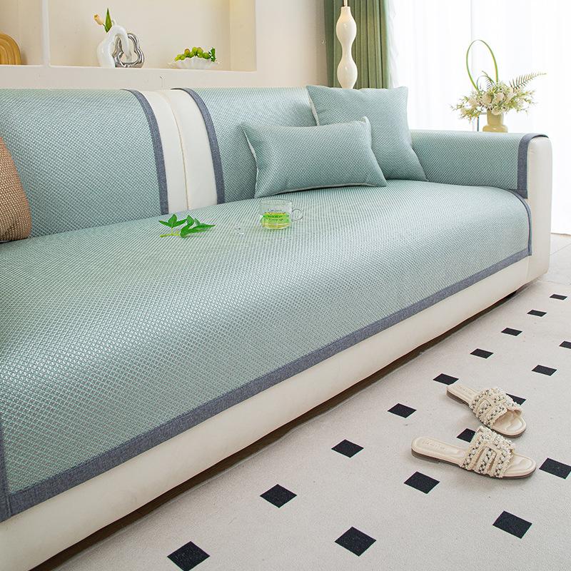 

Новая Современная Простая Ротанговая Подушка для Дивана Летний Коврик для Дивана Летняя Подушка для Сиденья Фиксированный Чехол Полотенце 70*70cm