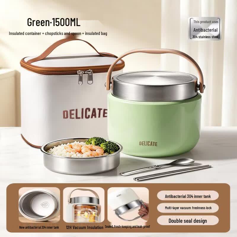 Youluo Double-Layer Insulated Stainless Steel Bento Box