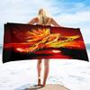 Phoenix Beach Towel Microfiber Quick Dry Sand Free Towel Travel Beach Towels Lightweight Beach Towel Pool Swimming Gym Travel