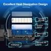 LED Garage Light with 5/8/10 Adjustable Panels Super Bright E27/E26 Ceiling Lighting Work Light for Basement Workshop Warehouse
