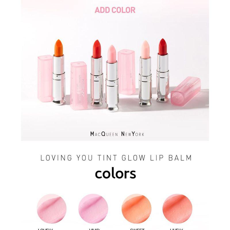 MACQUEEN - Loving You Tint Glow Lip Balm - 7 Colors