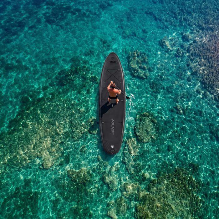 Inflatable SUP Board - SPRINGOS - Aquaget 350 Cm - DWF Dropstitch - Load 150 Kg - 3 Fins + Accessories