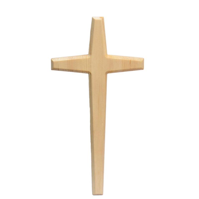 Kiefer Morgenstern 33cm Wandkreuz Zum Aufhängen an der Wand Massivholz Handwerk Holzkreuz für Wandkreuze für Heimdekoration christliche Geschenke