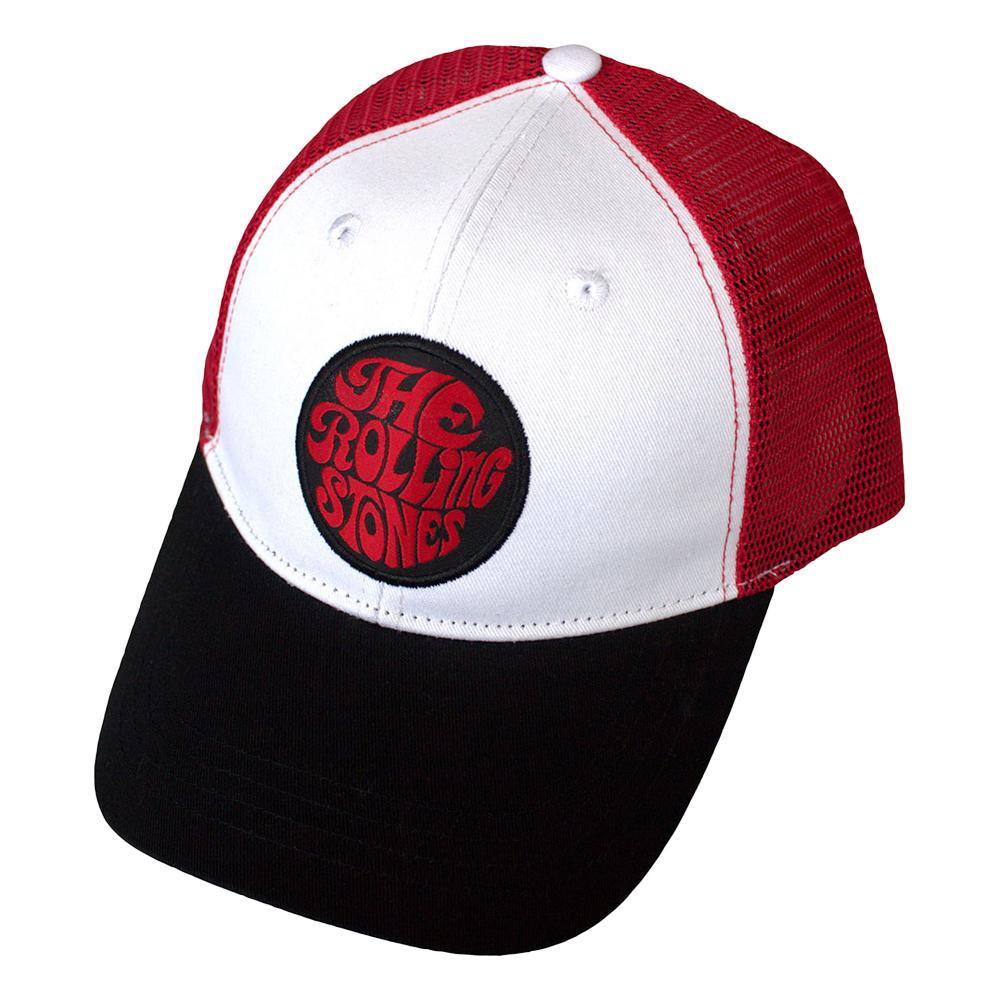 The Rolling Stones Unisex Erwachsenen 70er Emblem Logo Trucker Cap