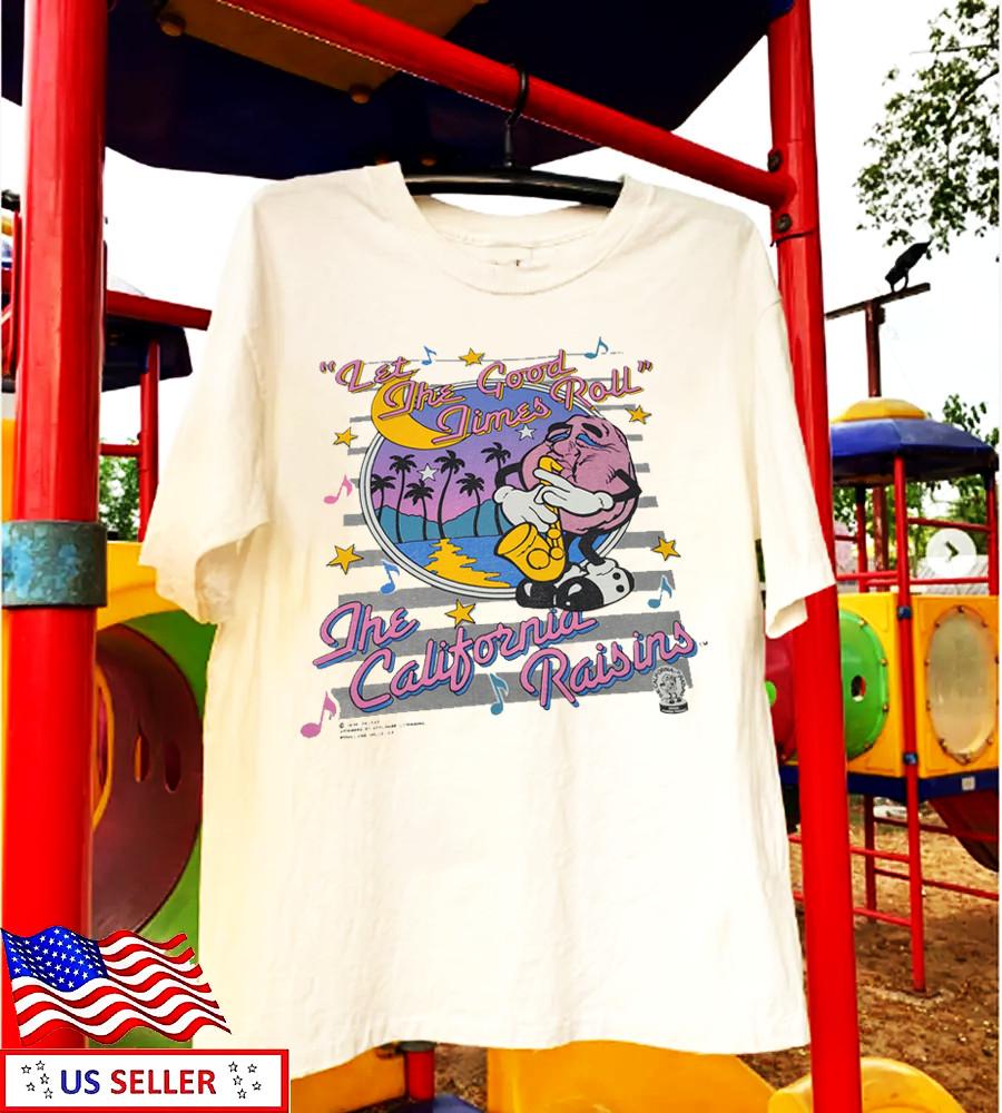 Vintage 1987 California Raisins Let the Good Times Shirt NI506 S