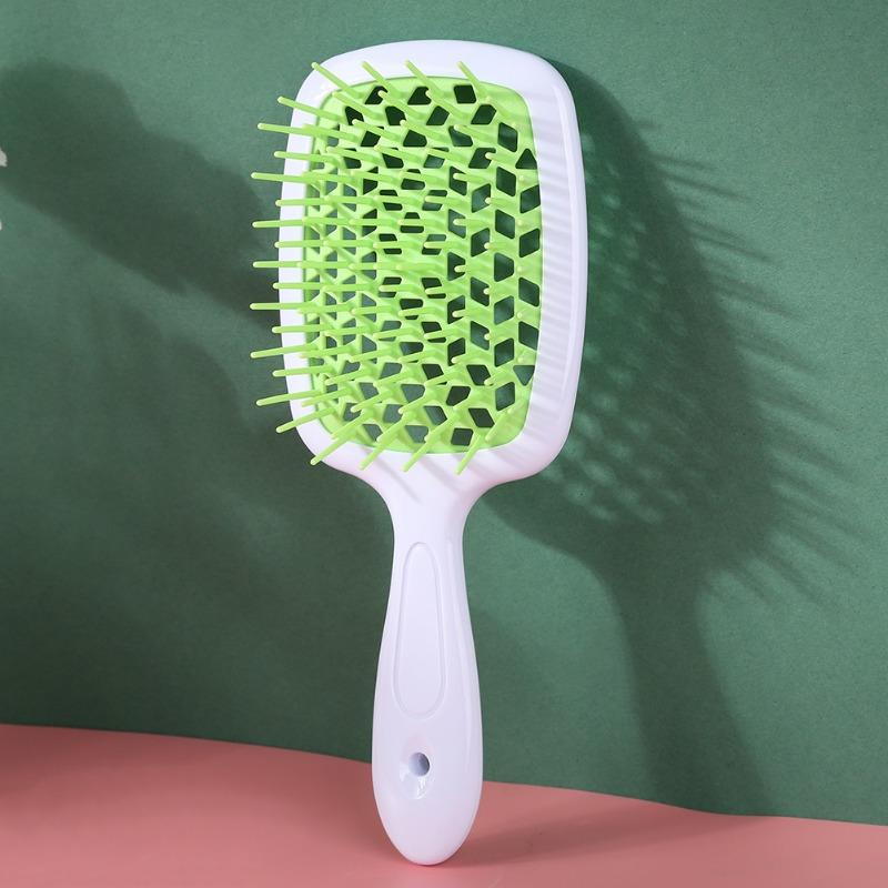 Ausgeschnittene Entwirrungs-Haarbürste mit Massagekämmen für nasses und lockiges Haar - In mehreren Farben erhältlich