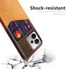 For Realme 14 5G Case PU Leather Cloth Texture Hard PC Phone Cover with Card Holder