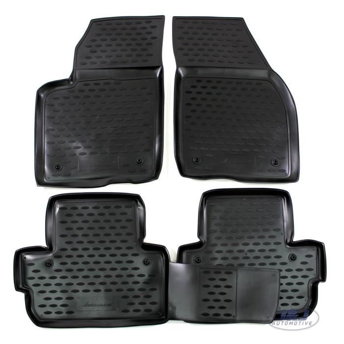 Tapis De Sol En Caoutchouc - J&J AUTOMOTIVE - Volvo C30 2006-2013 - Antidérapant - Sur Mesure - TPE Non Toxique