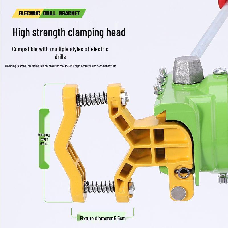 Multifunctional Electric Drill Stand: Convert Hand Drill To Bench Drill with Universal Micro Bench and Household Flat Pliers