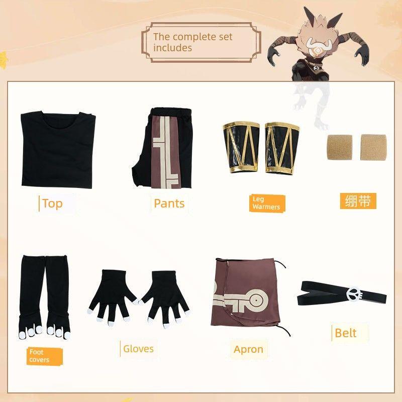 Genshin Impact Cosplay Amber, Xiangling, Hu Tao, Klee, Linghua, Keqing, Wendi Full Set of Costumes