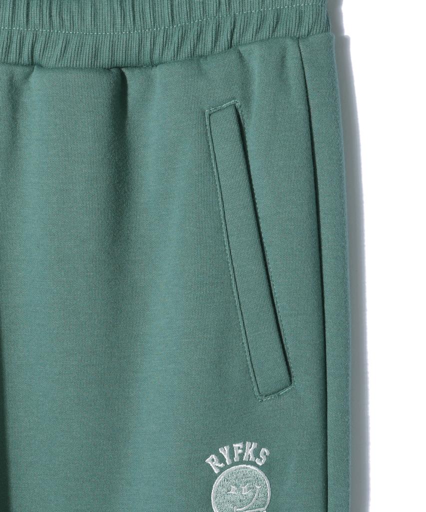RAYFIKERS Wicked Smile Wide Sweatpants Green (Mo6Pu183-045)