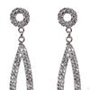 Drop Earrings Dangle Chic Sparkly Women Lady Stylish Elegant Jewelry Stud Long